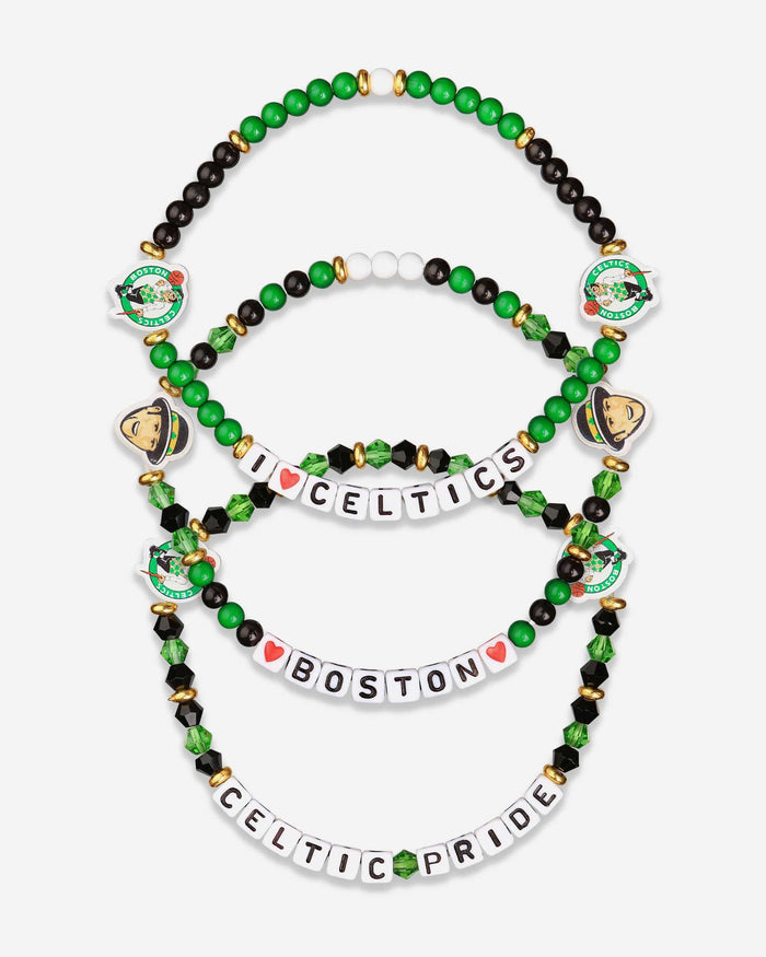 Boston Celtics 3 Pack Friendship Bracelet FOCO - FOCO.com