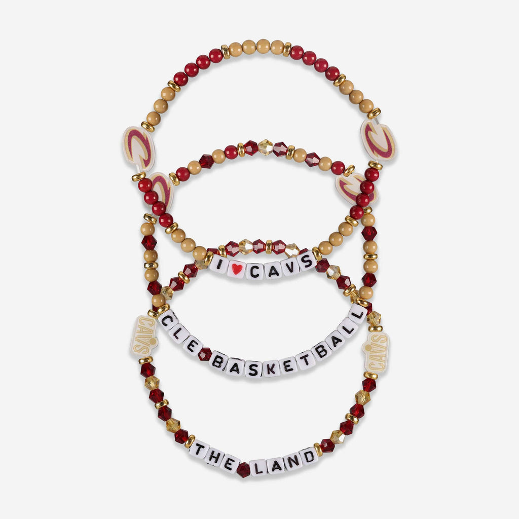 Cleveland Cavaliers 3 Pack Friendship Bracelet FOCO - FOCO.com