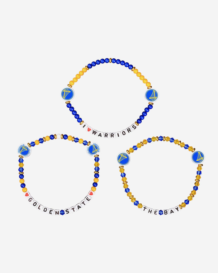 Golden State Warriors 3 Pack Friendship Bracelet FOCO - FOCO.com