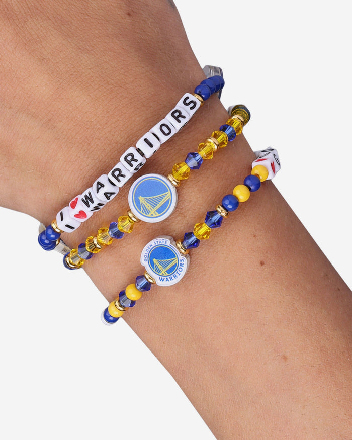 Golden State Warriors 3 Pack Friendship Bracelet FOCO - FOCO.com