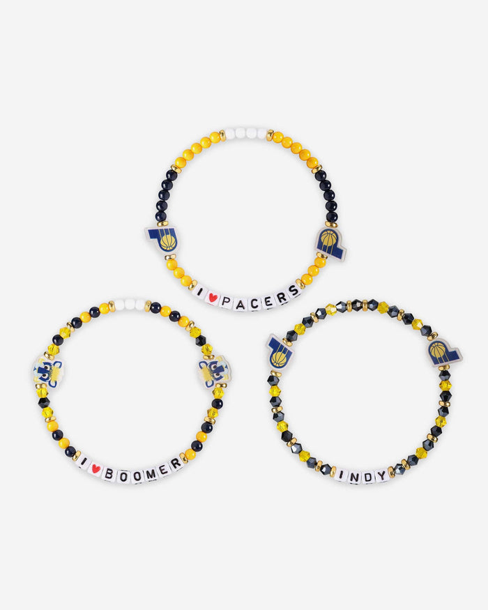 Indiana Pacers 3 Pack Friendship Bracelet FOCO - FOCO.com