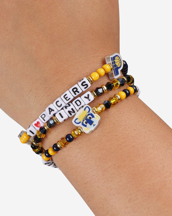 Indiana Pacers 3 Pack Friendship Bracelet FOCO - FOCO.com