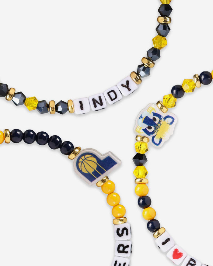 Indiana Pacers 3 Pack Friendship Bracelet FOCO - FOCO.com