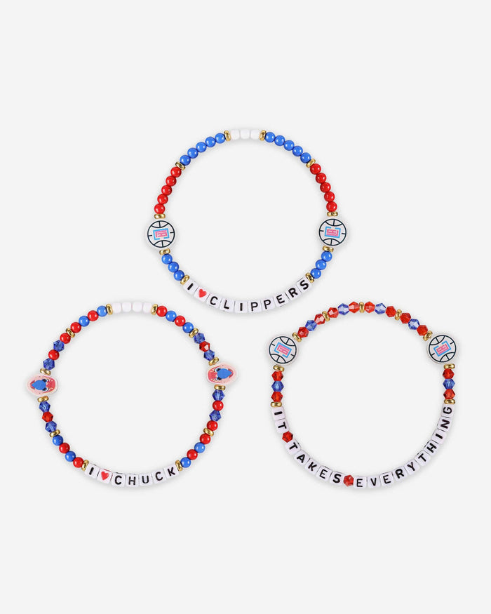 Los Angeles Clippers 3 Pack Friendship Bracelet FOCO - FOCO.com