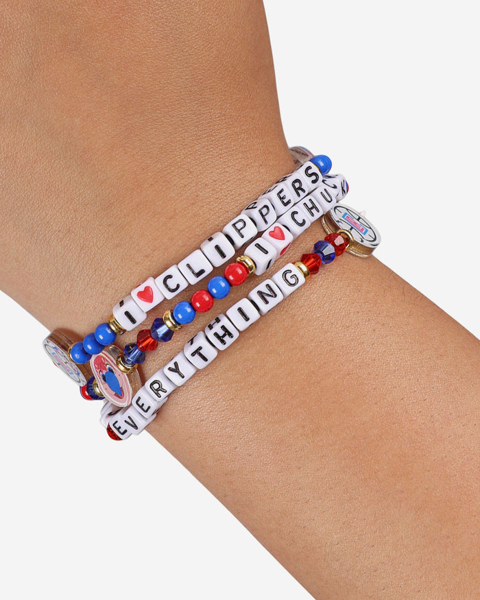 Los Angeles Clippers 3 Pack Friendship Bracelet FOCO - FOCO.com