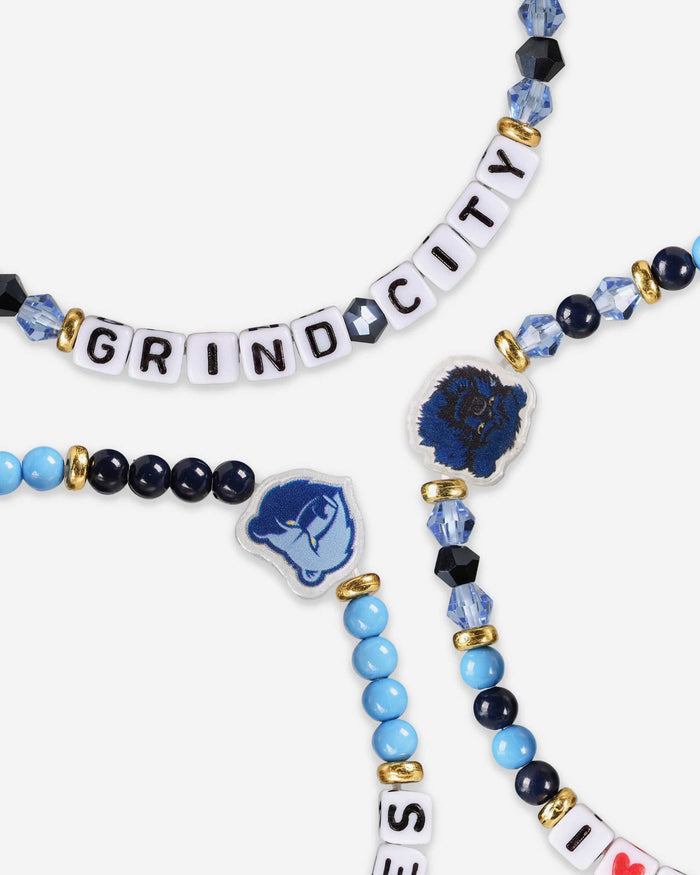 Memphis Grizzlies 3 Pack Friendship Bracelet FOCO - FOCO.com