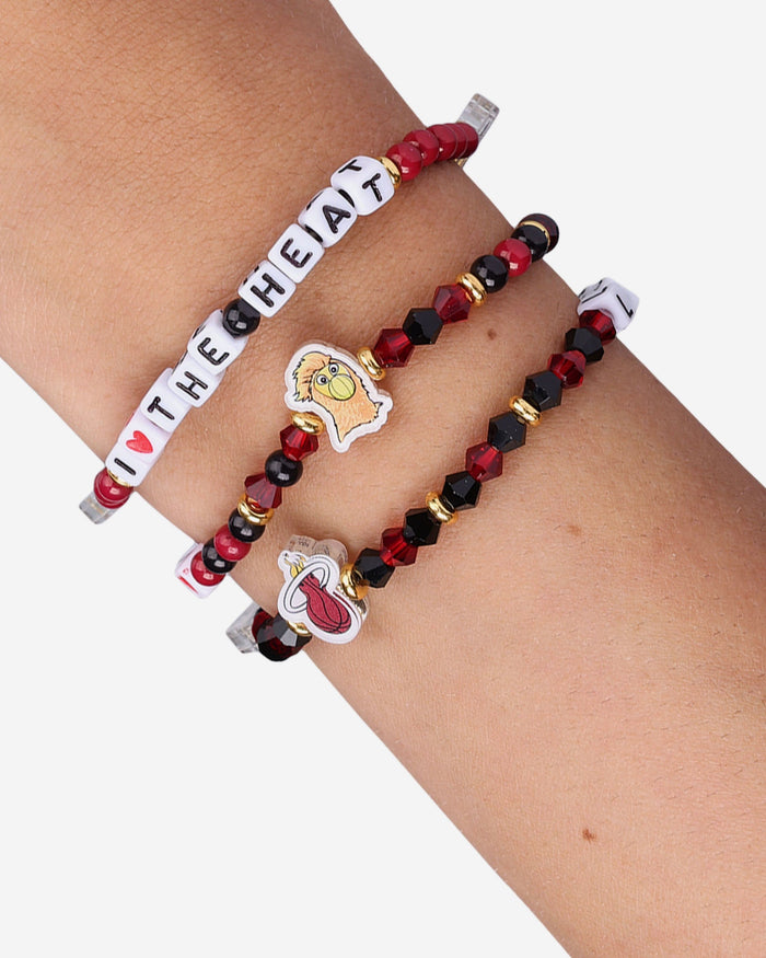 Miami Heat 3 Pack Friendship Bracelet FOCO - FOCO.com