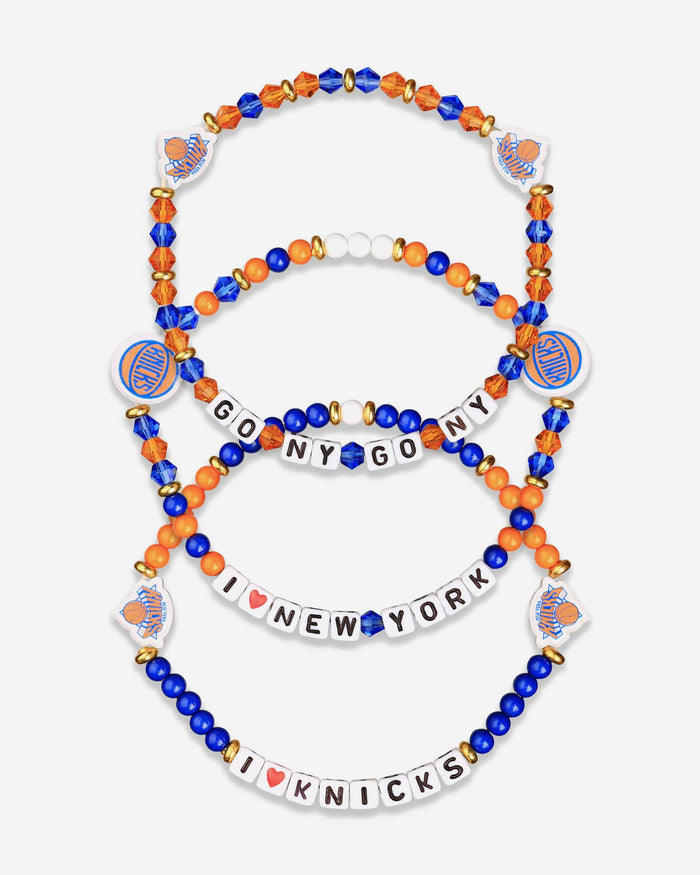 New York Knicks 3 Pack Friendship Bracelet FOCO - FOCO.com