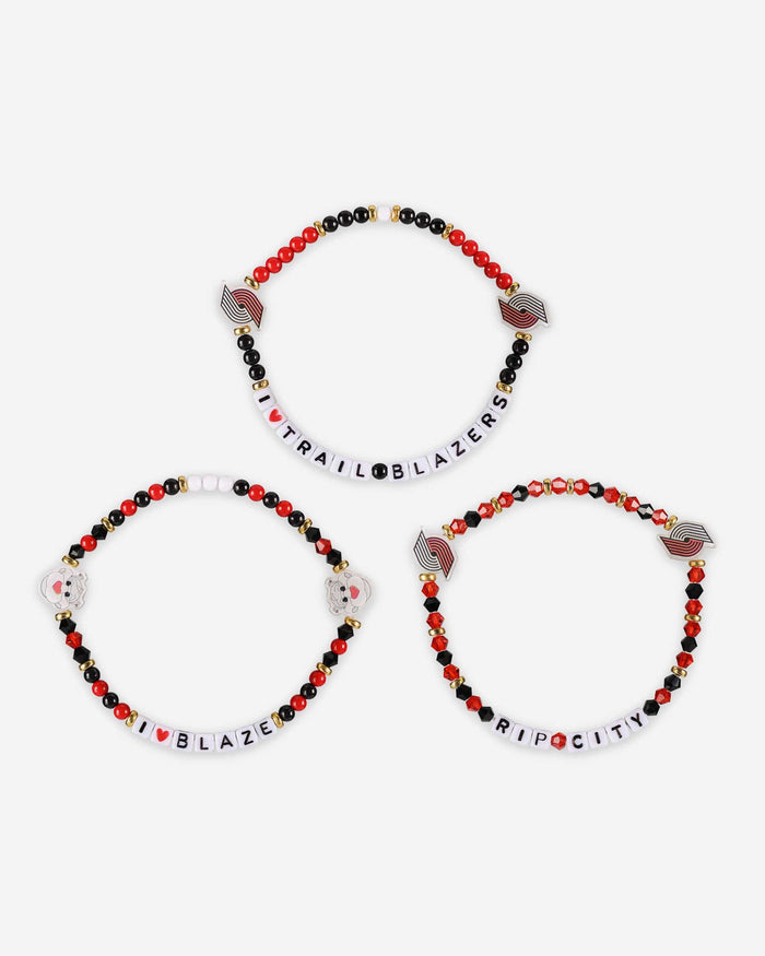 Portland Trail Blazers 3 Pack Friendship Bracelet FOCO - FOCO.com