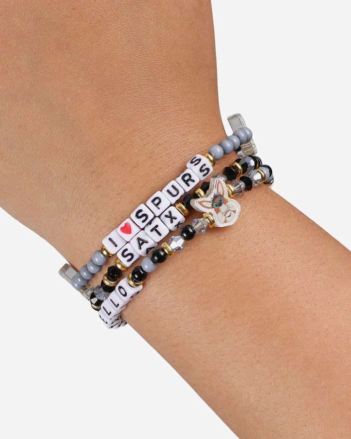 San Antonio Spurs 3 Pack Friendship Bracelet FOCO - FOCO.com