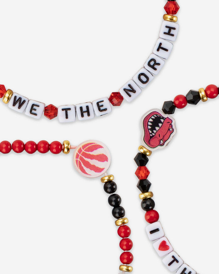 Toronto Raptors 3 Pack Friendship Bracelet FOCO - FOCO.com