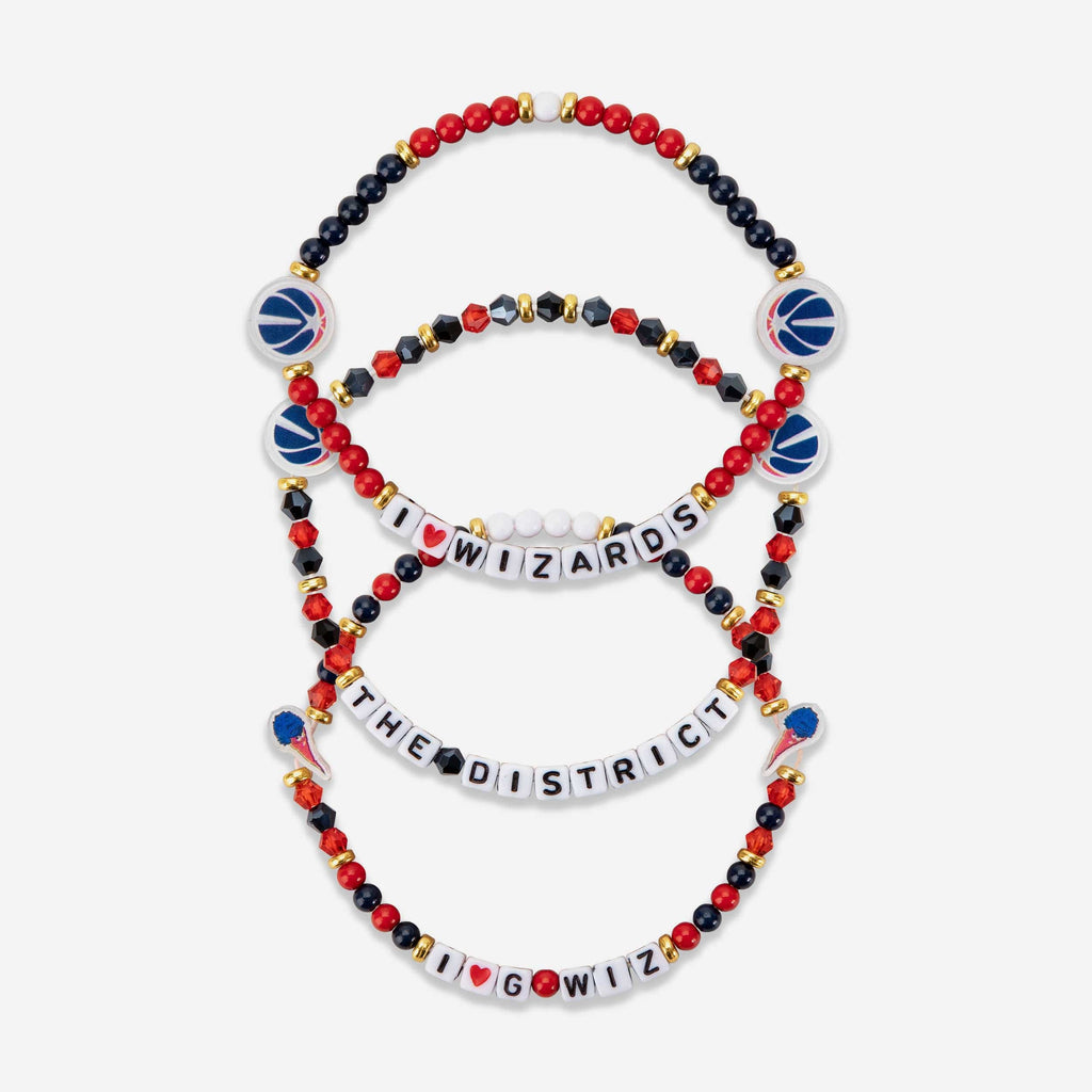 Washington Wizards 3 Pack Friendship Bracelet FOCO - FOCO.com