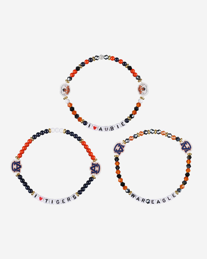 Auburn Tigers 3 Pack Friendship Bracelet FOCO - FOCO.com