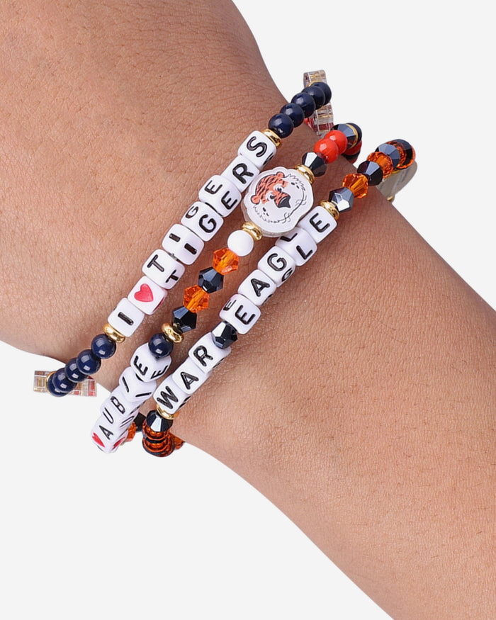 Auburn Tigers 3 Pack Friendship Bracelet FOCO - FOCO.com