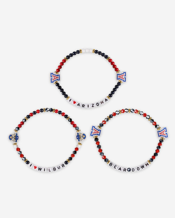 Arizona Wildcats 3 Pack Friendship Bracelet FOCO - FOCO.com