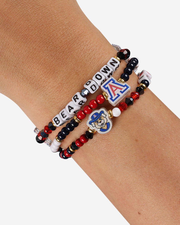 Arizona Wildcats 3 Pack Friendship Bracelet FOCO - FOCO.com