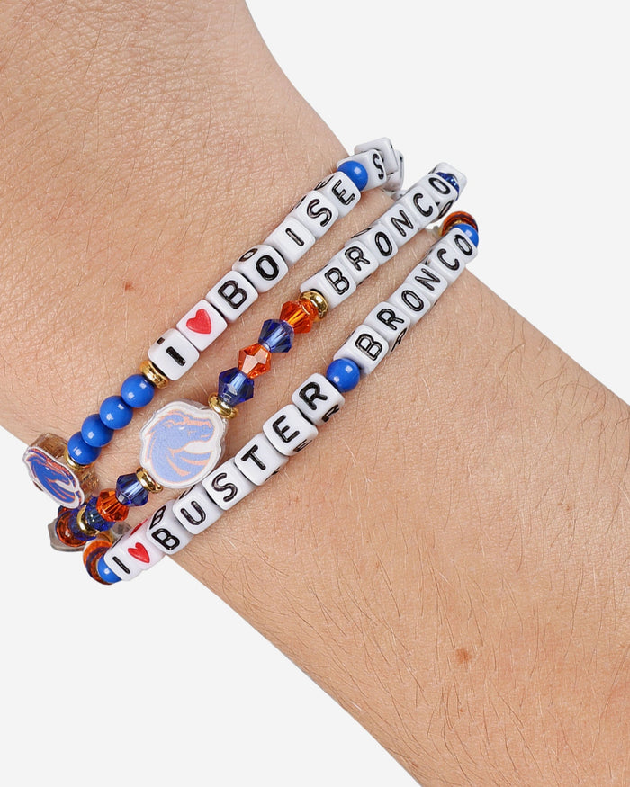 Boise State Broncos 3 Pack Friendship Bracelet FOCO - FOCO.com