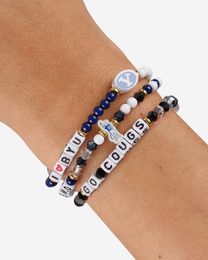 BYU Cougars 3 Pack Friendship Bracelet FOCO - FOCO.com