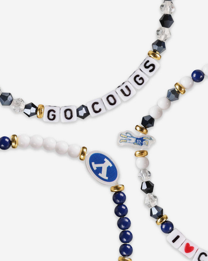 BYU Cougars 3 Pack Friendship Bracelet FOCO - FOCO.com