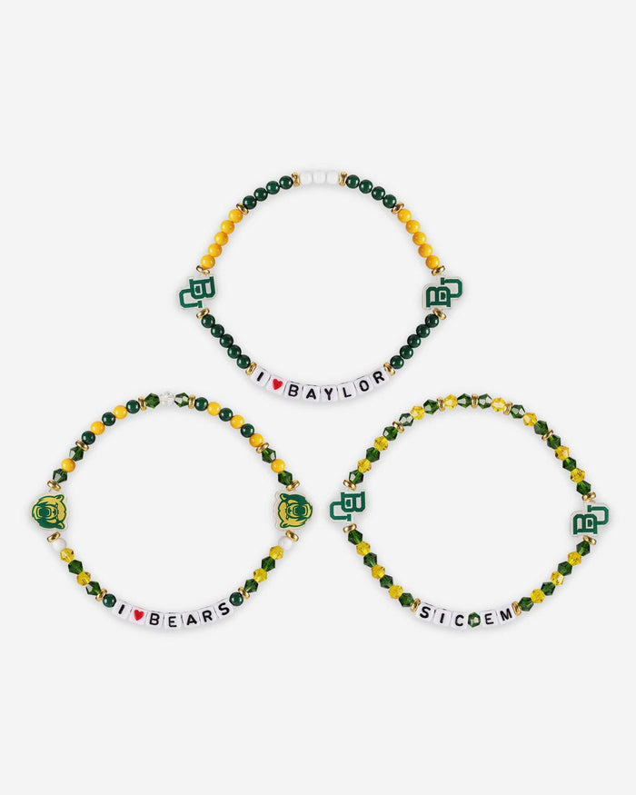 Baylor Bears 3 Pack Friendship Bracelet FOCO - FOCO.com