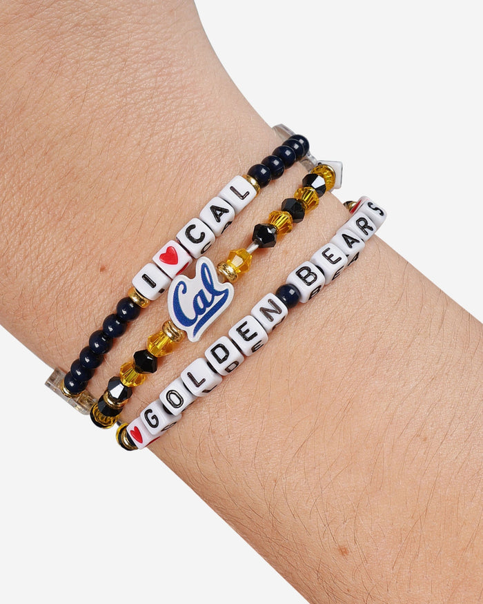 California Bears 3 Pack Friendship Bracelet FOCO - FOCO.com