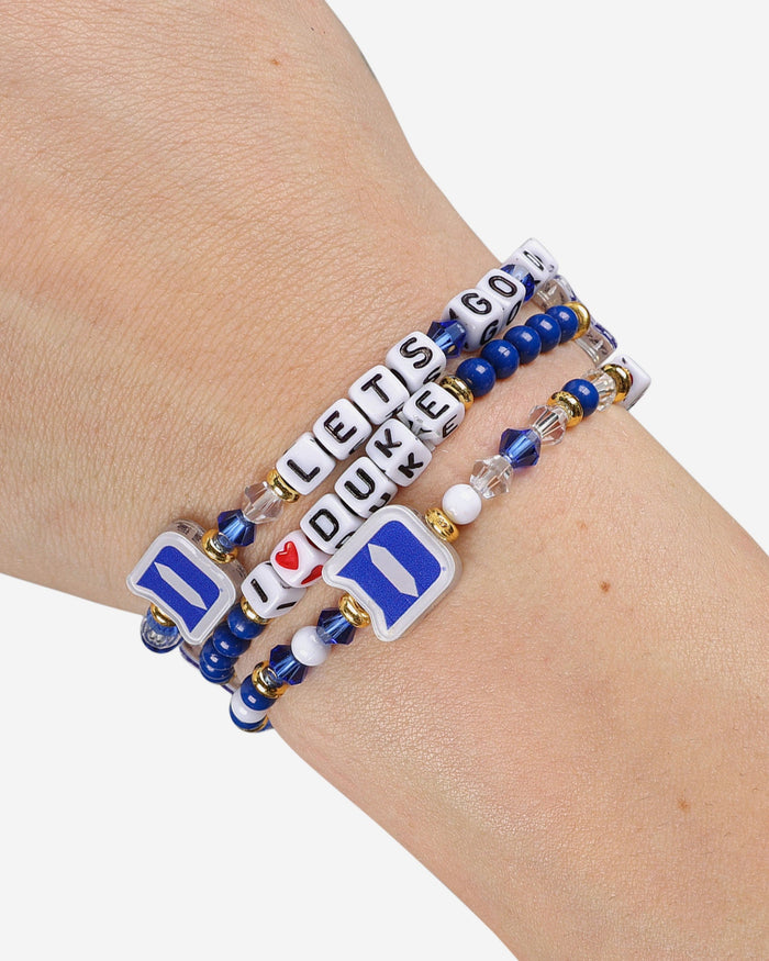 Duke Blue Devils 3 Pack Friendship Bracelet FOCO - FOCO.com