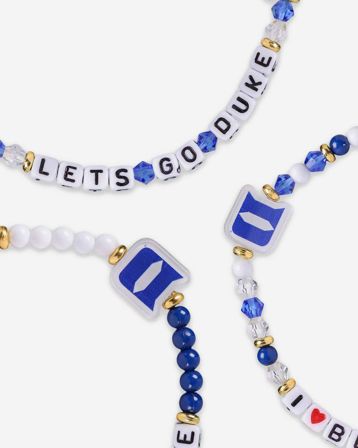 Duke Blue Devils 3 Pack Friendship Bracelet FOCO - FOCO.com