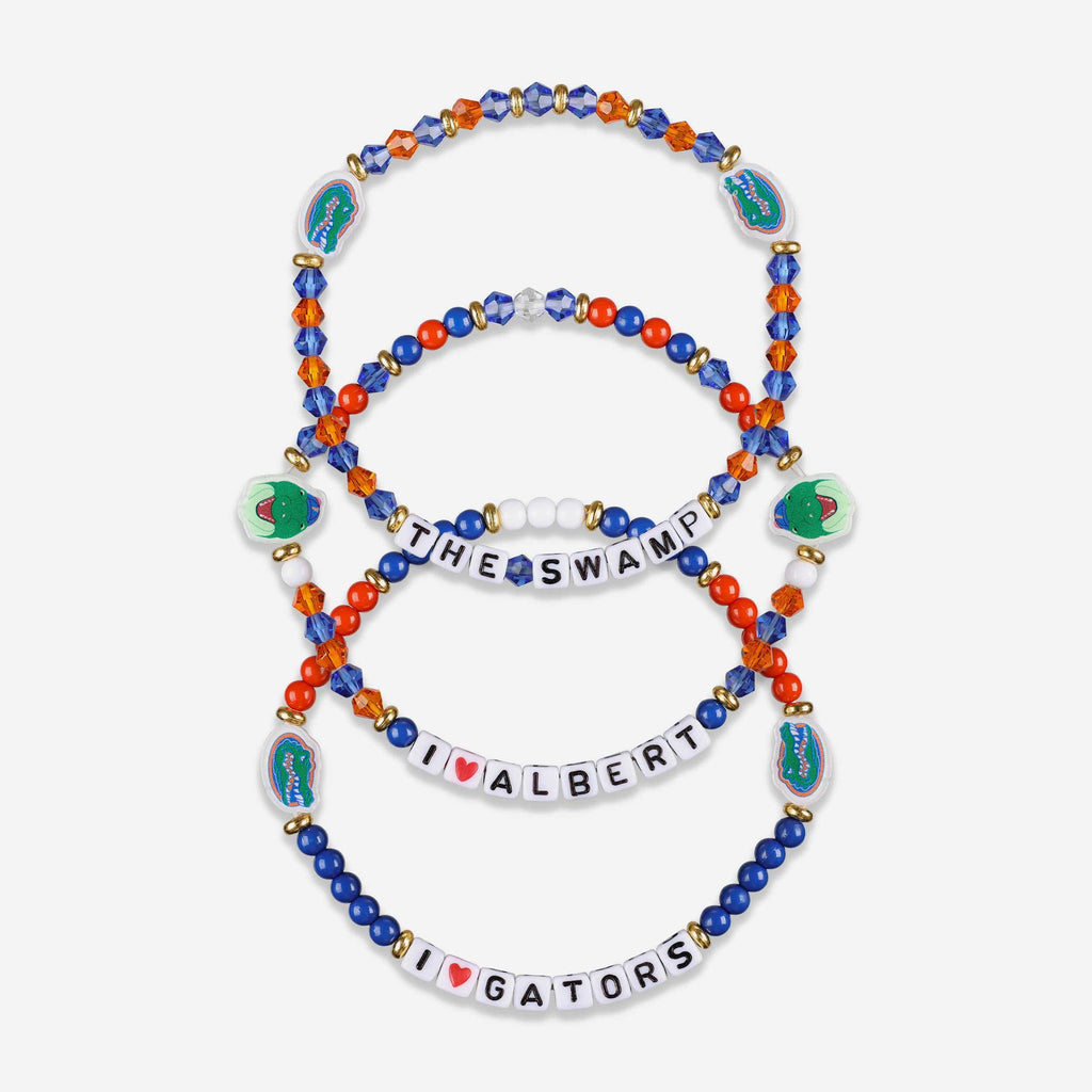 Florida Gators 3 Pack Friendship Bracelet FOCO - FOCO.com