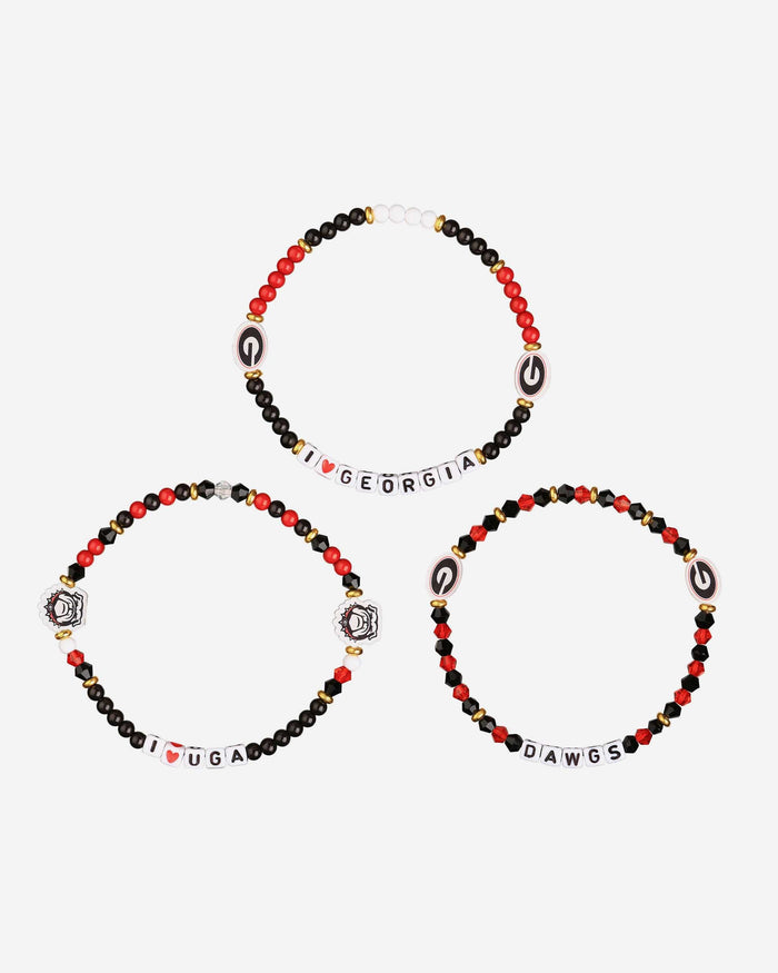 Georgia Bulldogs 3 Pack Friendship Bracelet FOCO - FOCO.com