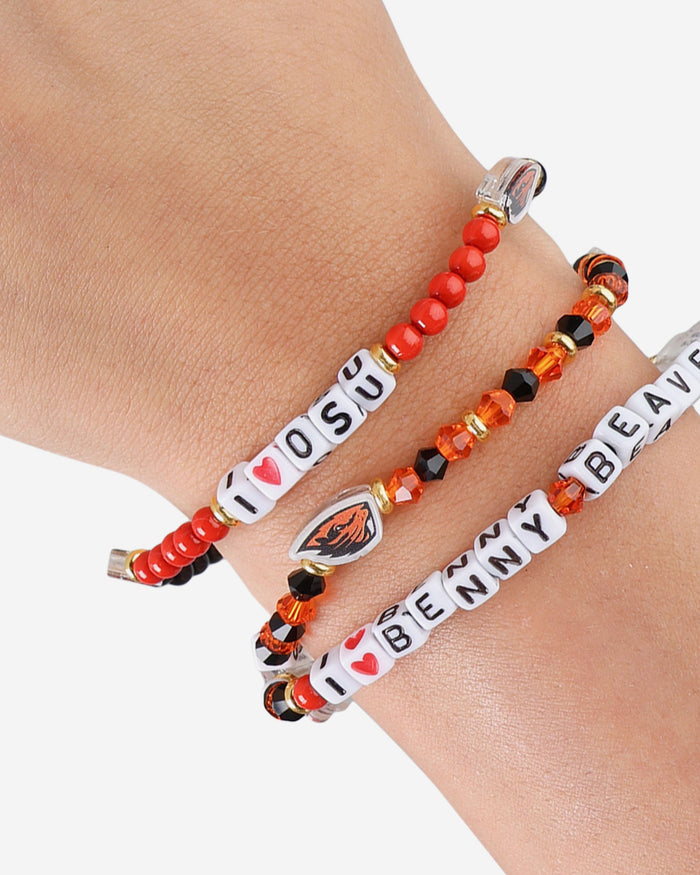 Oregon State Beavers 3 Pack Friendship Bracelet FOCO - FOCO.com