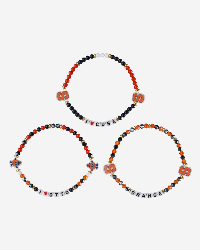 Syracuse Orange 3 Pack Friendship Bracelet FOCO - FOCO.com