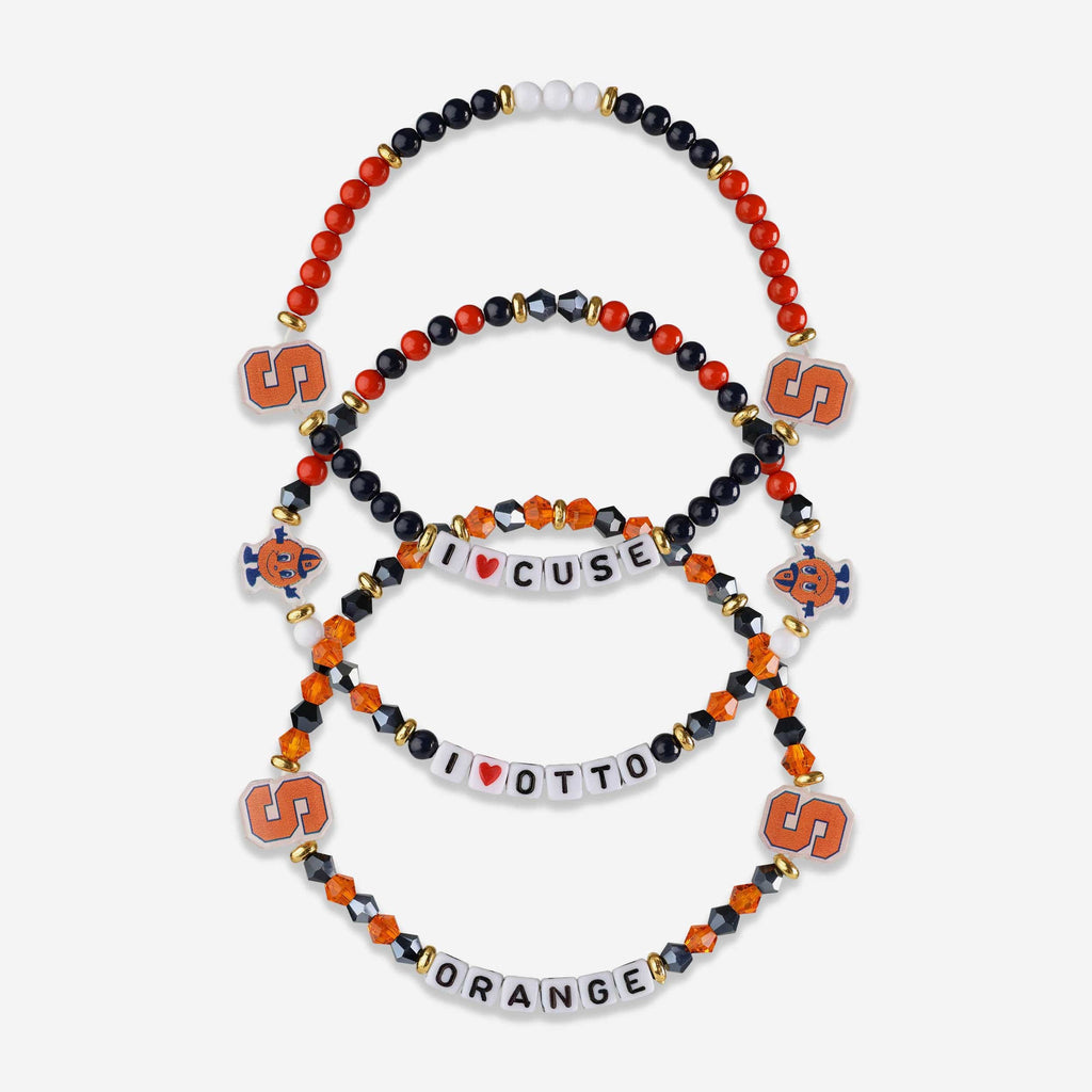 Syracuse Orange 3 Pack Friendship Bracelet FOCO - FOCO.com