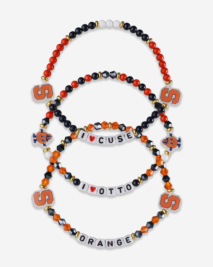 Syracuse Orange 3 Pack Friendship Bracelet FOCO - FOCO.com