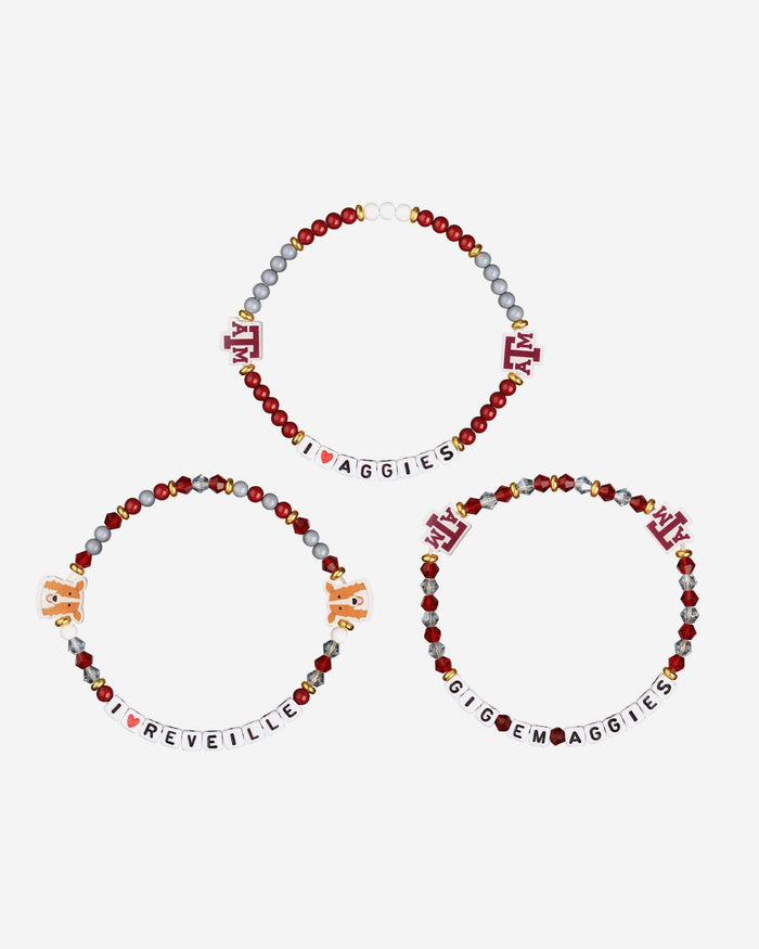 Texas A&M Aggies 3 Pack Friendship Bracelet FOCO - FOCO.com