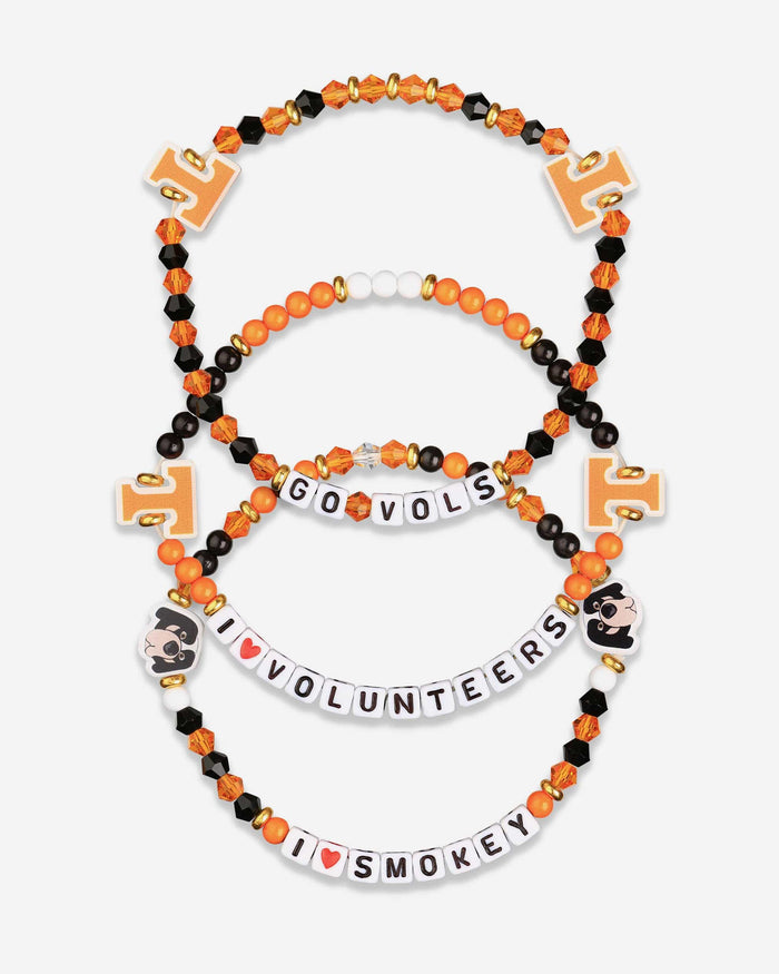 Tennessee Volunteers 3 Pack Friendship Bracelet FOCO - FOCO.com