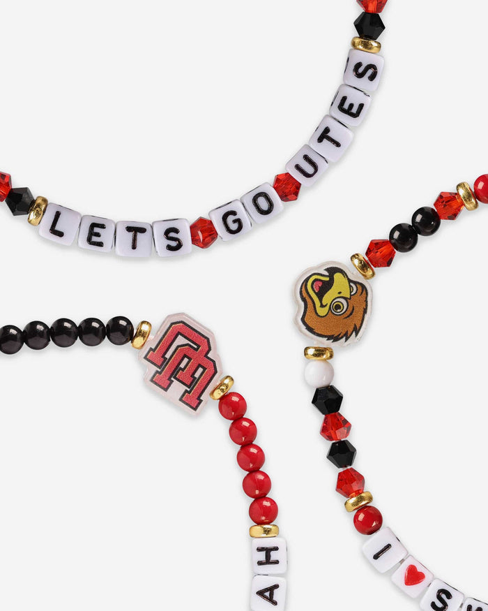 Utah Utes 3 Pack Friendship Bracelet FOCO - FOCO.com