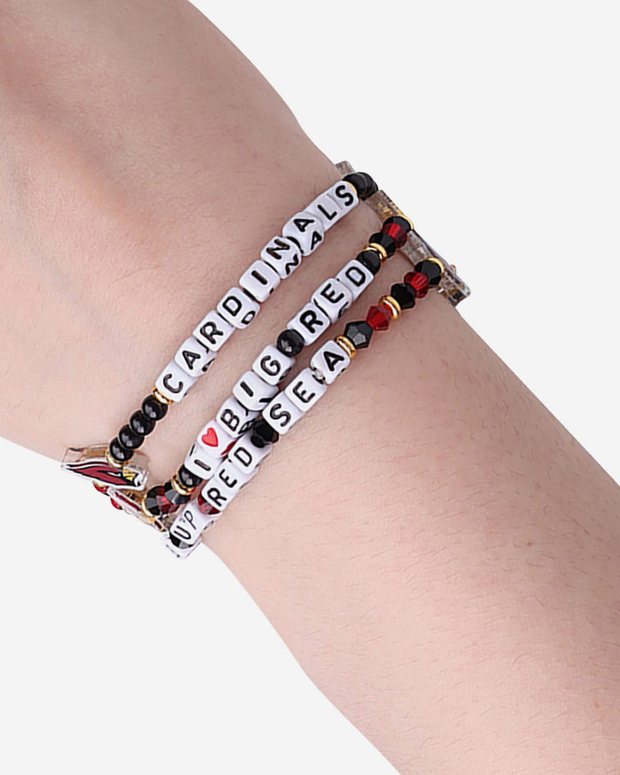 Arizona Cardinals 3 Pack Friendship Bracelet FOCO - FOCO.com