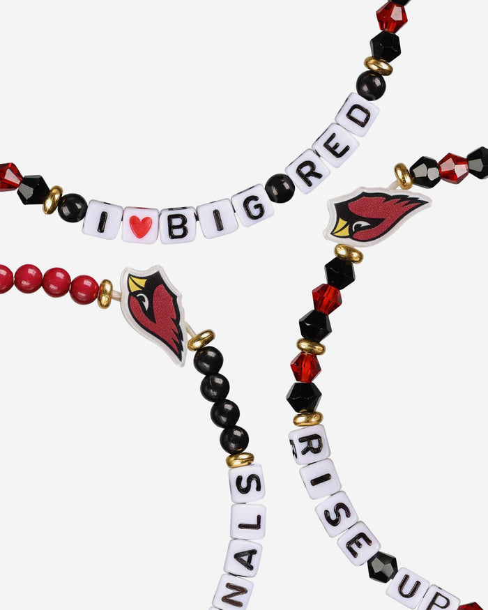 Arizona Cardinals 3 Pack Friendship Bracelet FOCO - FOCO.com