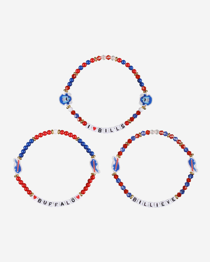 Buffalo Bills 3 Pack Friendship Bracelet FOCO - FOCO.com