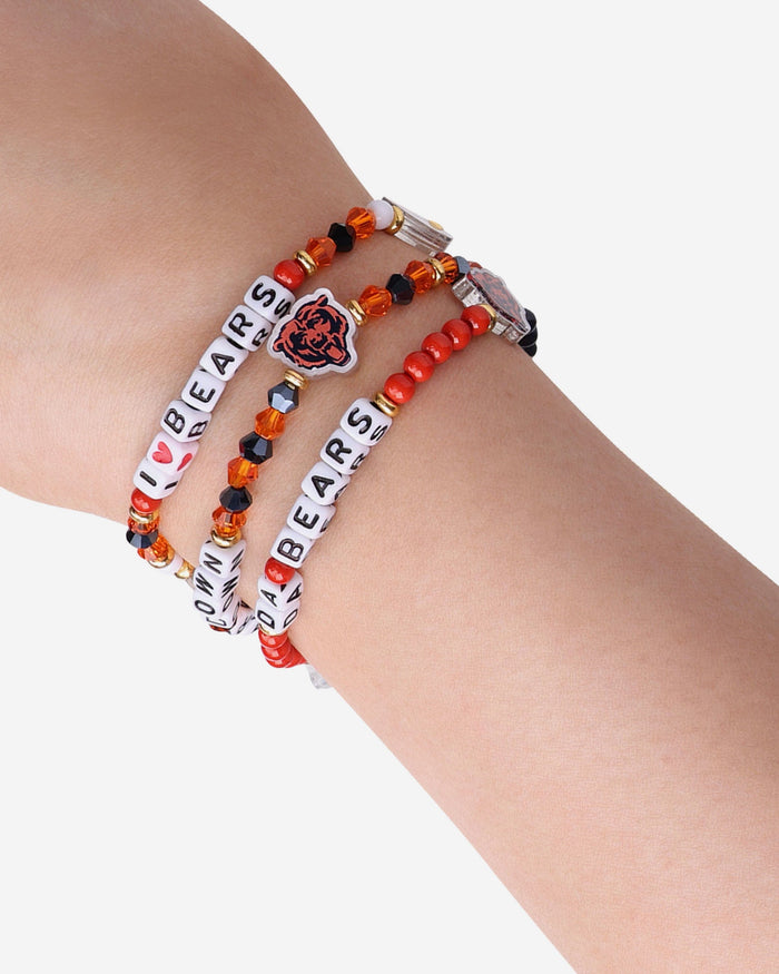 Chicago Bears 3 Pack Friendship Bracelet FOCO - FOCO.com