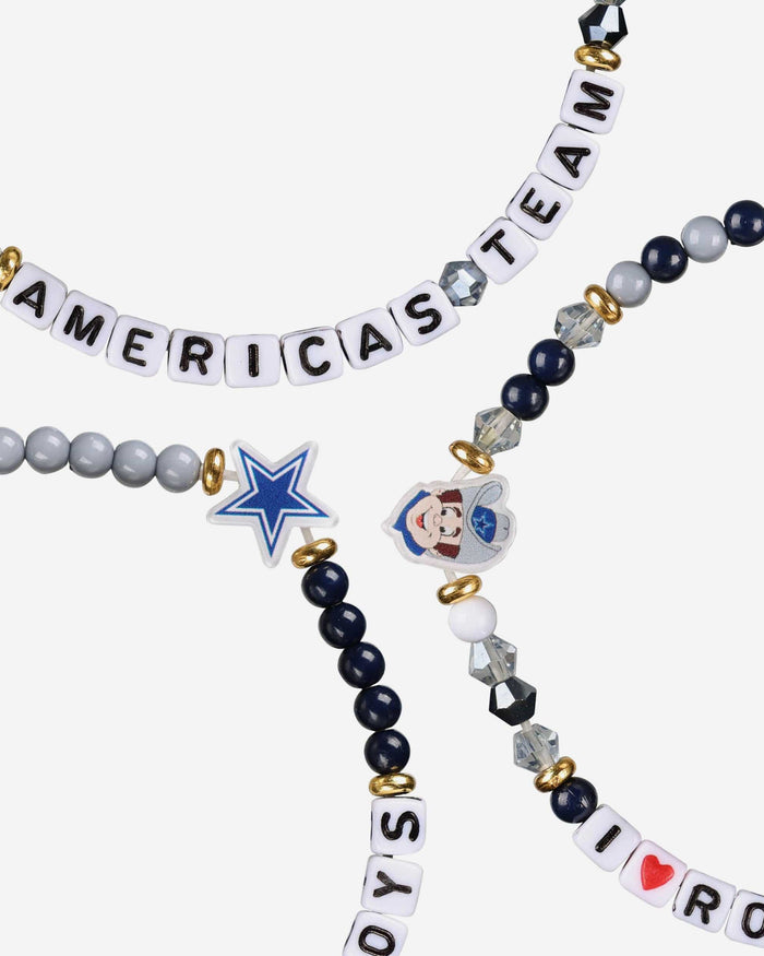 Dallas Cowboys 3 Pack Friendship Bracelet FOCO - FOCO.com