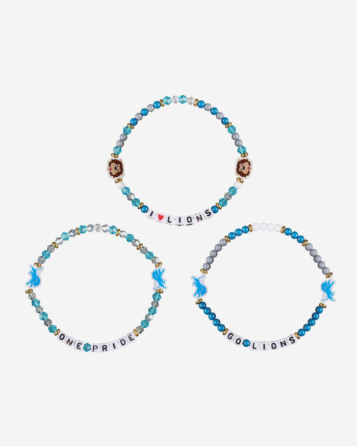 Detroit Lions 3 Pack Friendship Bracelet FOCO - FOCO.com