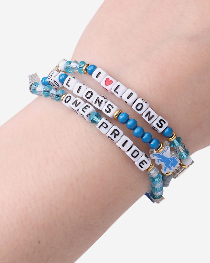 Detroit Lions 3 Pack Friendship Bracelet FOCO - FOCO.com