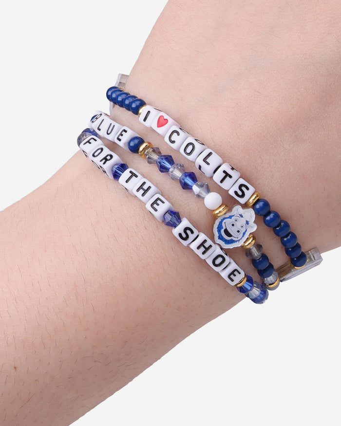 Indianapolis Colts 3 Pack Friendship Bracelet FOCO - FOCO.com