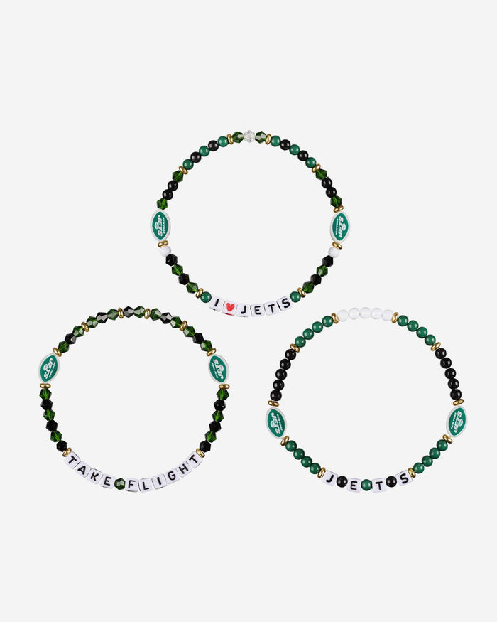 New York Jets 3 Pack Friendship Bracelet FOCO - FOCO.com