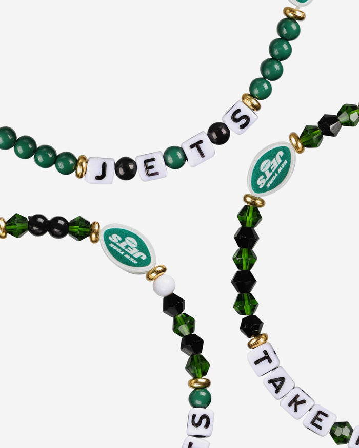 New York Jets 3 Pack Friendship Bracelet FOCO - FOCO.com