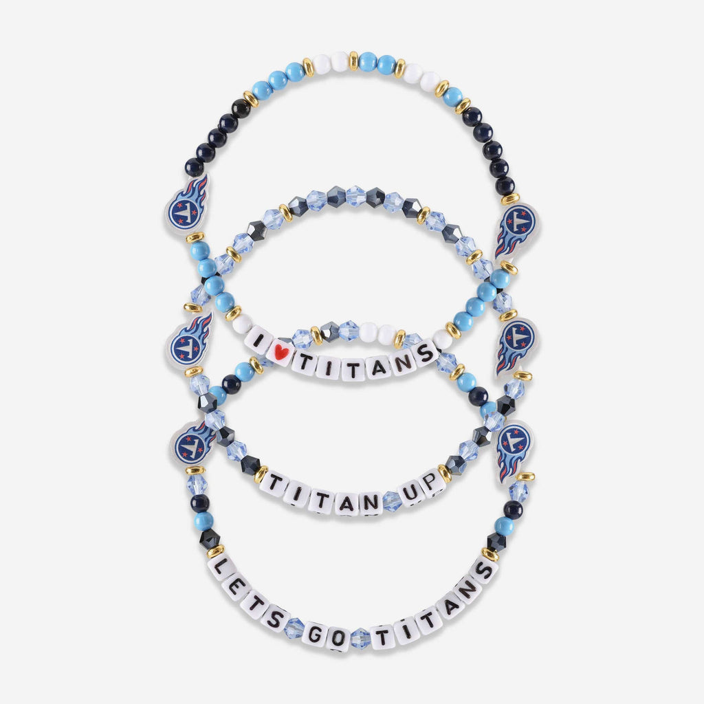 Tennessee Titans 3 Pack Friendship Bracelet FOCO - FOCO.com