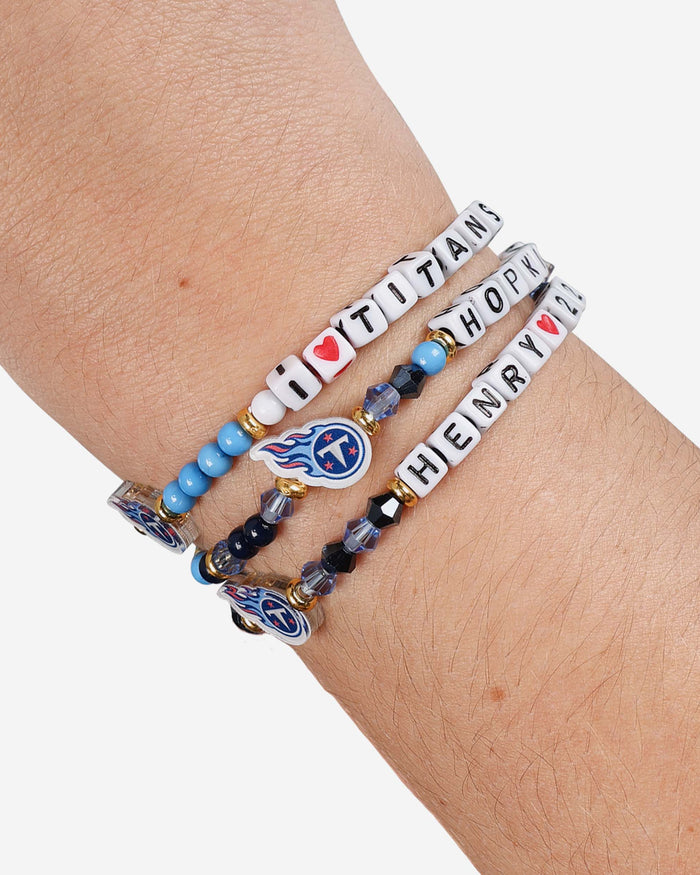 Derrick Henry & DeAndre Hopkins Tennessee Titans 3 Pack Player Friendship Bracelet FOCO - FOCO.com