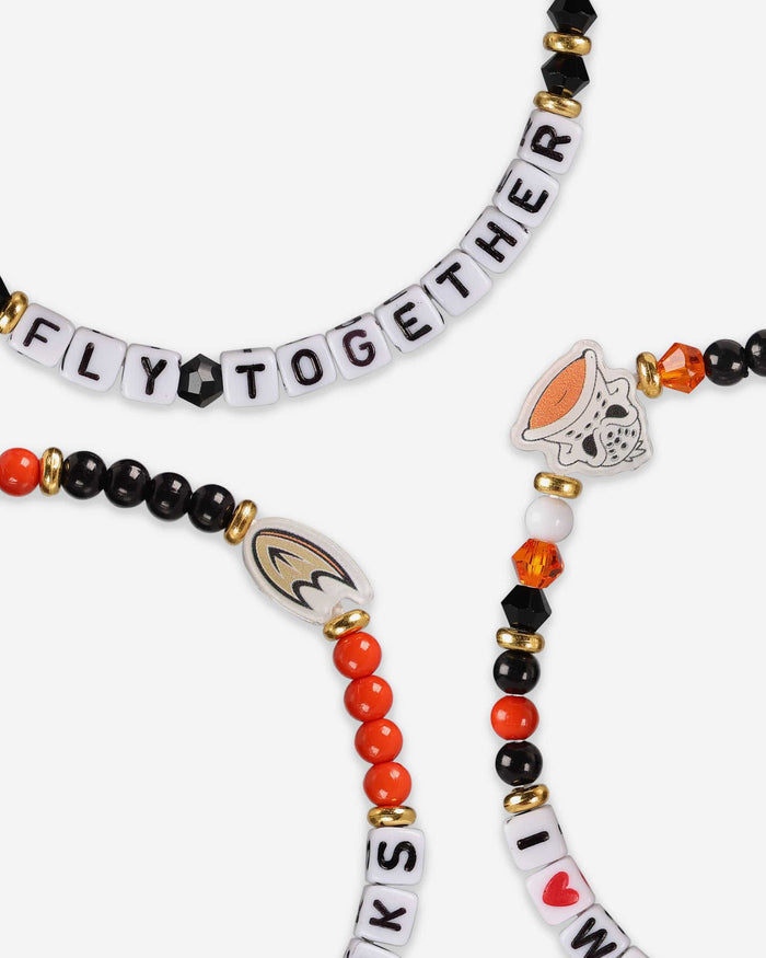 Anaheim Ducks 3 Pack Friendship Bracelet FOCO - FOCO.com