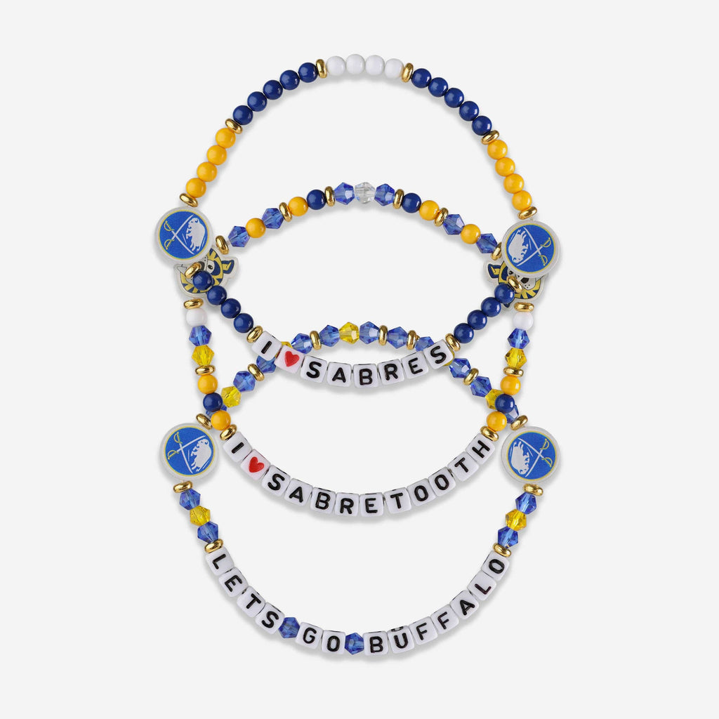 Buffalo Sabres 3 Pack Friendship Bracelet FOCO - FOCO.com